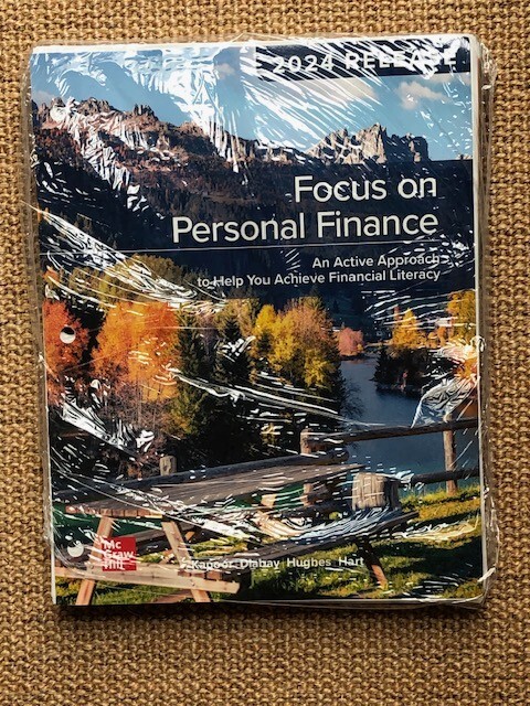LOOSE LEAF for FOCUS ON PERSONAL FINANCE 2024 Release (BRAND NEW in SHRINK WRAP)