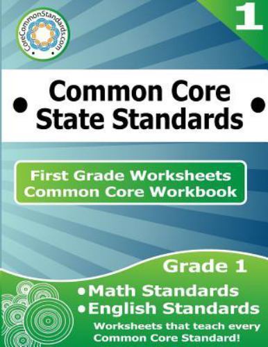 First Grade Common Core Workbook : Worksheets, Paperback by Corecommonstandar…