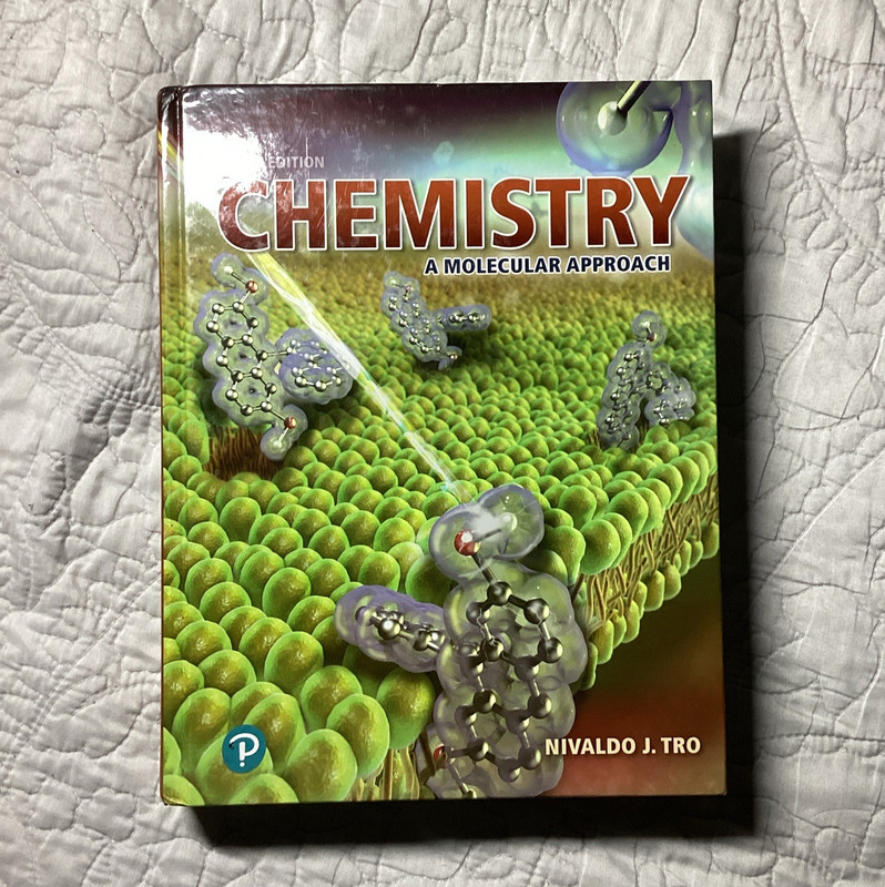 Pearson Chemistry: A Molecular Approach 5th Ed 2017 Hardcover Tro