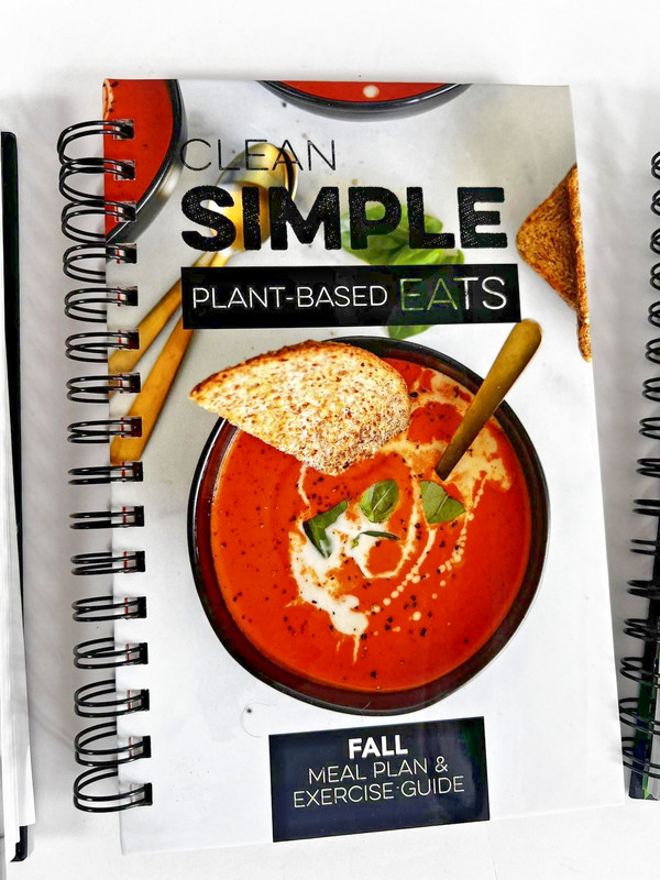 Clean Simple Eats Meal Plan Exercise Guide Book Lot Protein Plant Fall Summer gallery
