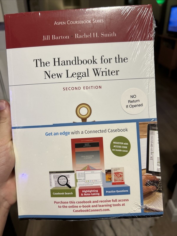 Aspen Coursebook Ser.: The Handbook for the New Legal Writer by Rachel H. Smith