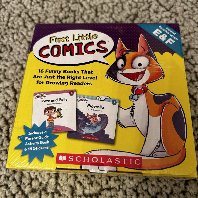 First Little Comics Parent Pack: Levels E & F: 16 Funny Books That Are Just…