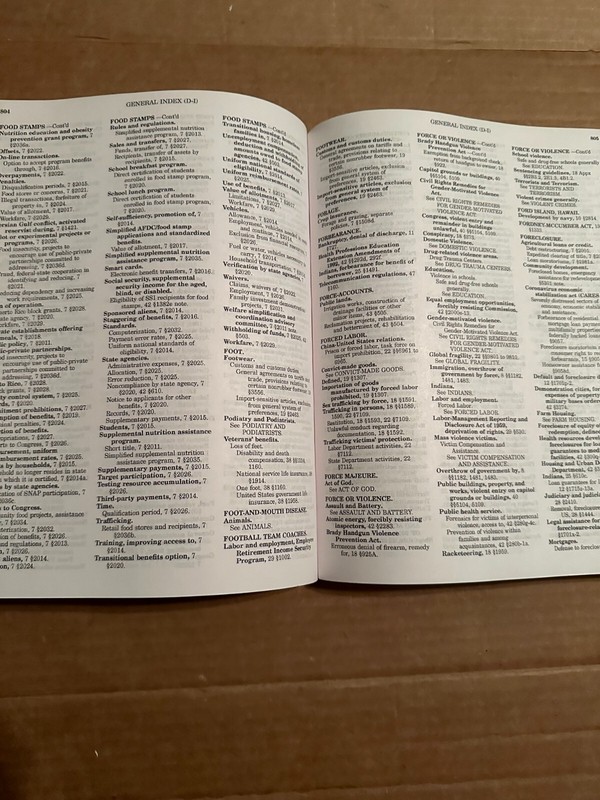 United States Code Service Lawyers Edition D-I General Index gallery