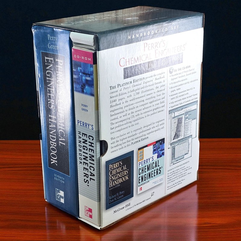 Perrys Chemical Engineering Handbook Platinum Ed 7th CD ROM Manson McGraw Hill gallery