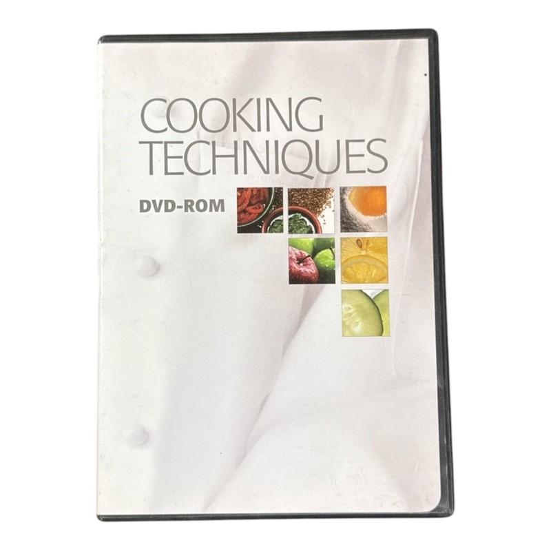 Cooking Techniques DVD by Sarah R. Labensky (2006, DVD-ROM)