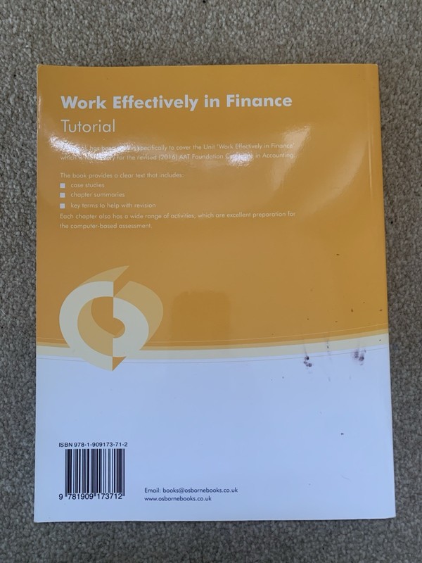 5 FOUNDATION CERTIFICATE IN ACCOUNTING WORKBOOKS IOSBOURNE BOOKS gallery