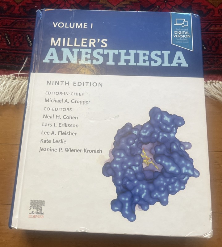 Miller’s Anesthesia, Volume 1 by Lars I. Eriksson (2019, Hardcover)