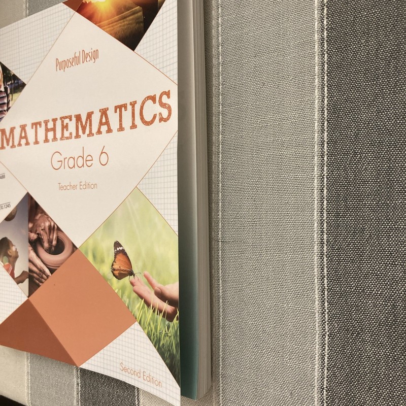 NEW ACSI Purposeful Design MATHEMATICS GRADE 6 TEACHER EDITION homeschool 6th Gr gallery