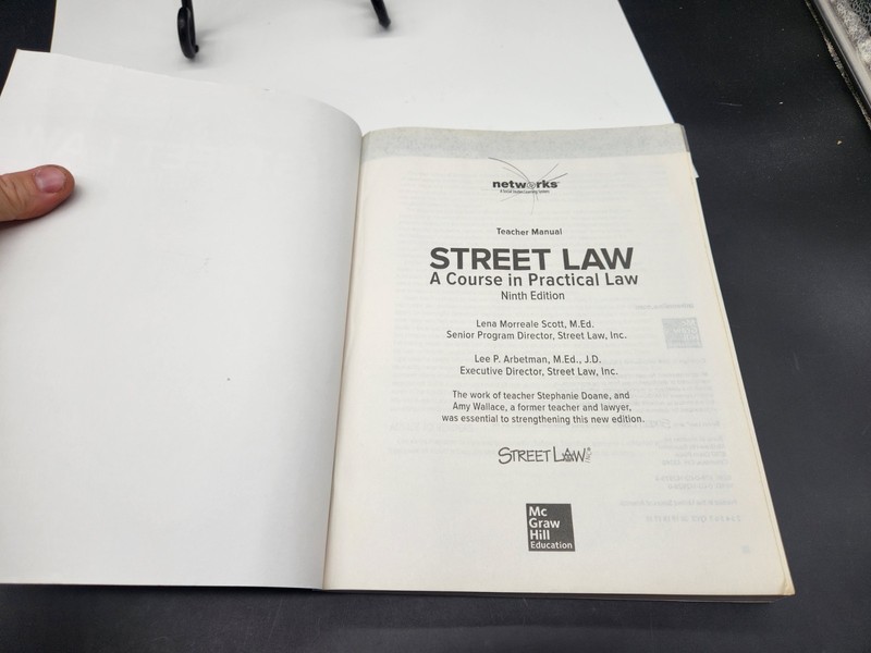 Street Law: A Course in Practical Law, Teacher Manual (Soft cover) 9780021429288 gallery