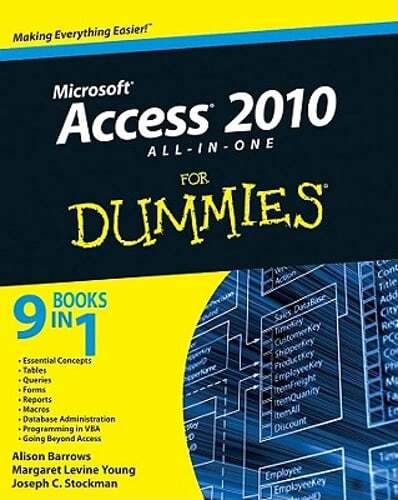 Access 2010 All-In-One for Dummies by Alison Barrows: Used