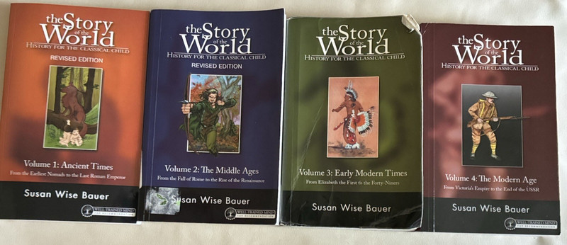 The Story of the World Vols 1-4 by Susan Wise Bauer