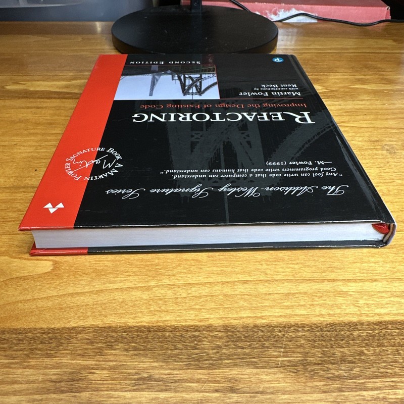 Refactoring: Improving the Design of Existing Code (2nd Edition) Fowler HC @2019 gallery