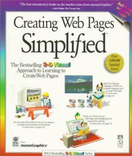 Creating Web Pages Simplified (3-D Visual Series) Maran, Ruth, Whitehead, Paul