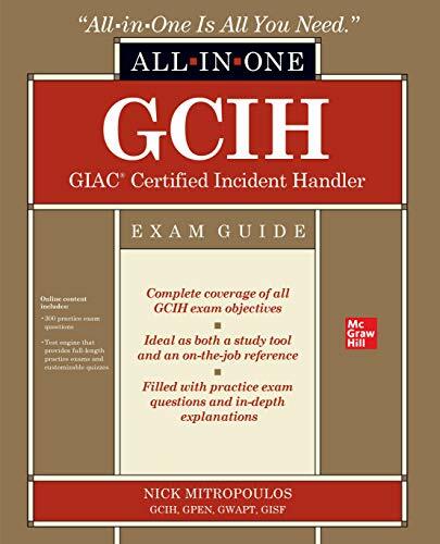 GCIH GIAC Certified Incident Handler All-in-One Exam Guide by Mitropoulos New..