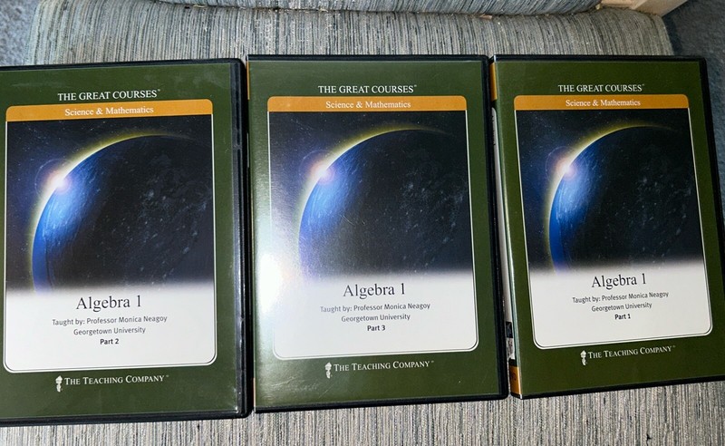The Great Courses: Science & Mathematics, Algebra 1, Parts 1- 3 – Prof. Neagoy