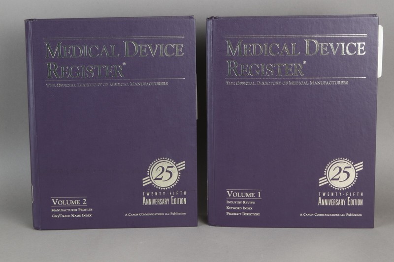 Medical Device Register 2004 Vols. 1 and 2 25th Anniversary edition