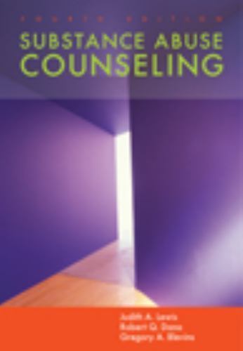 Substance Abuse Counseling – hardcover, Judith A Lewis, 9780534628451