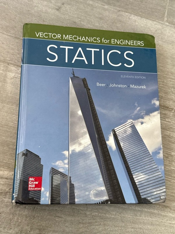 🌟 Vector Mechanics for Engineers: Statics by Beer Johnston Mazurek 11th Edition