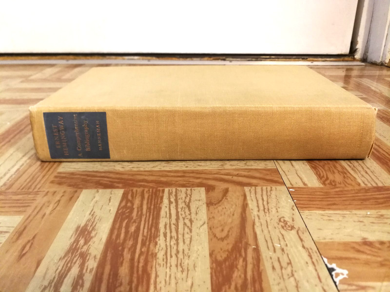 Ernest Hemingway, A Comprehensive Bibliography, Andre Hanneman 1967 HC 2nd Print