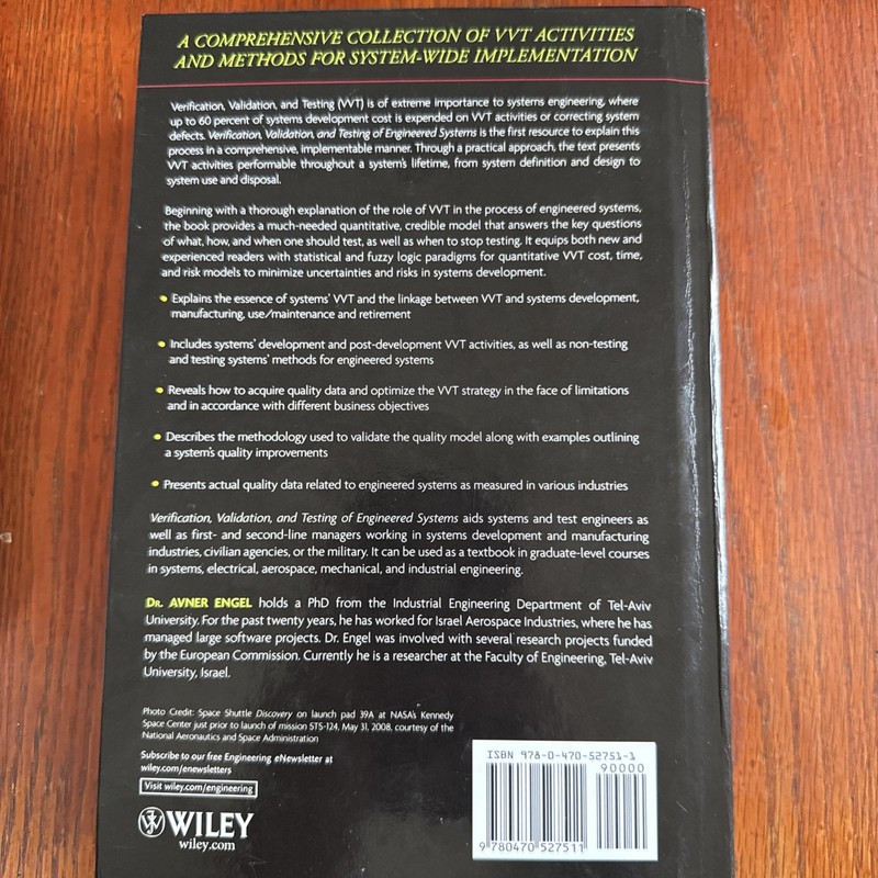 Wiley Series in Systems Engineering and Management Ser.: Verification,... gallery