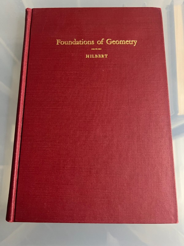 THE FOUNDATIONS OF GEOMETRY – DAVID HILBERT – HARDCOVER