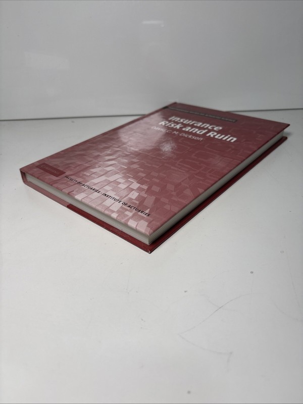 Insurance Risk and Ruin Hardcover David C. M. Dickson gallery