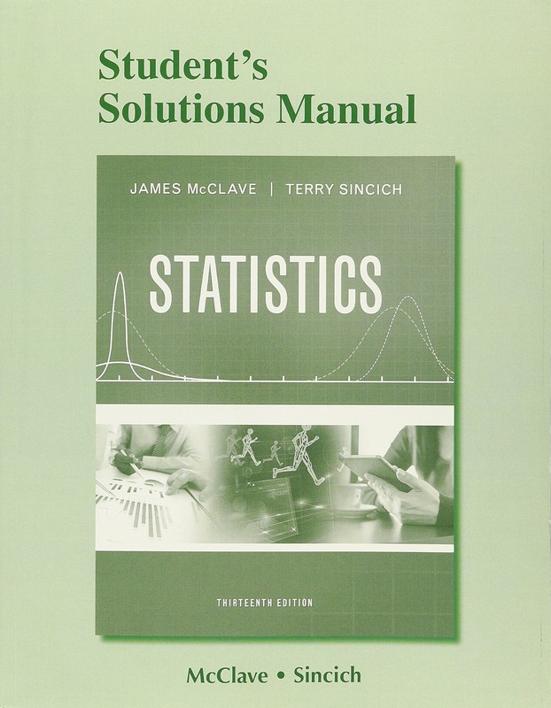 Student’s Solutions Manual for Statistics – paperback Boudreau, Nancy|Sincic…