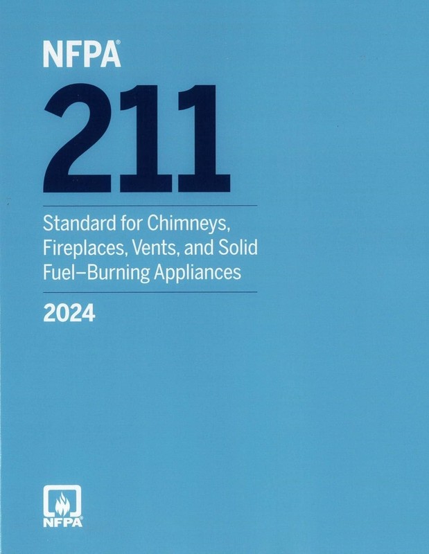 NFPA 211, Standard for Chimneys, Fireplaces, Vents and Solid 2024 PB FREE SHIP