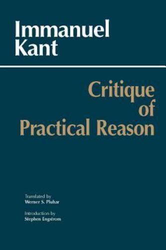 Critique of Practical Reason, Paperback by Kant, Immanuel; Pluhar, Werner S. …