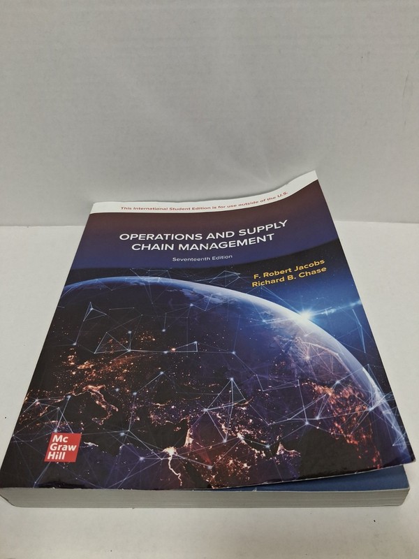 Operations and Supply Chain - Paperback, by F. Robert Jacobs - gallery