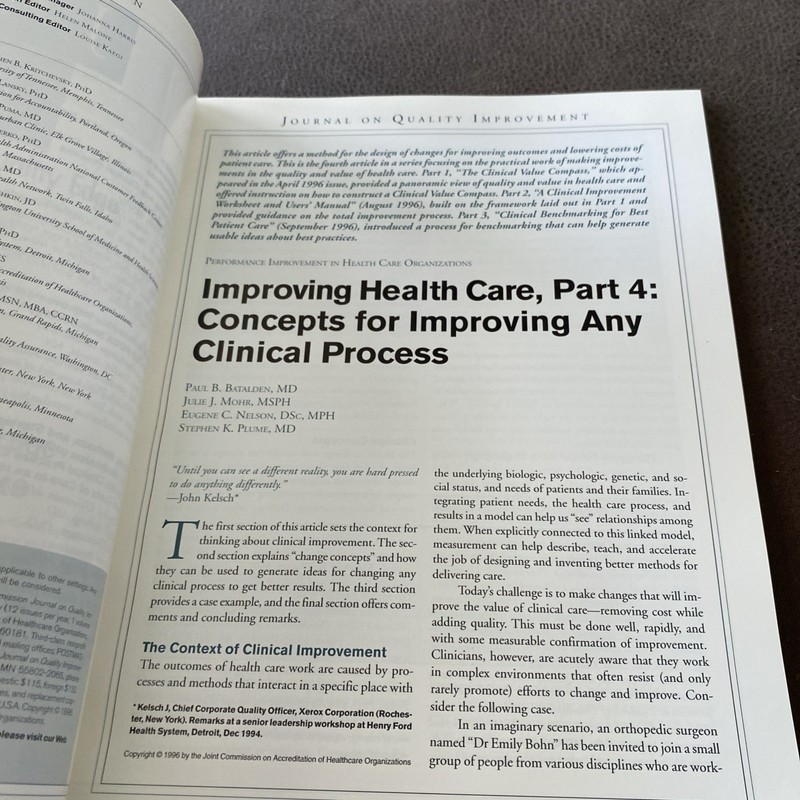 Joint Commission Journal on Quality Inprovement Oct 1996 Vol 22 #10 Pain Manage gallery