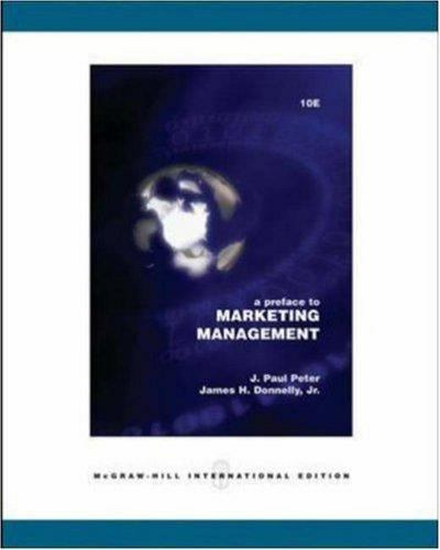 Preface to Marketing Management
