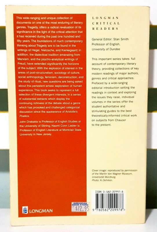 Tragedy: Longman Critical Readers! Book by John Drakakis! gallery