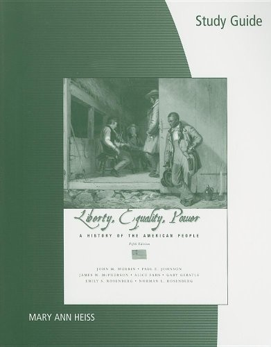 STUDY GUIDE FOR By John M. Murrin & Paul E. Johnson *Excellent Condition*