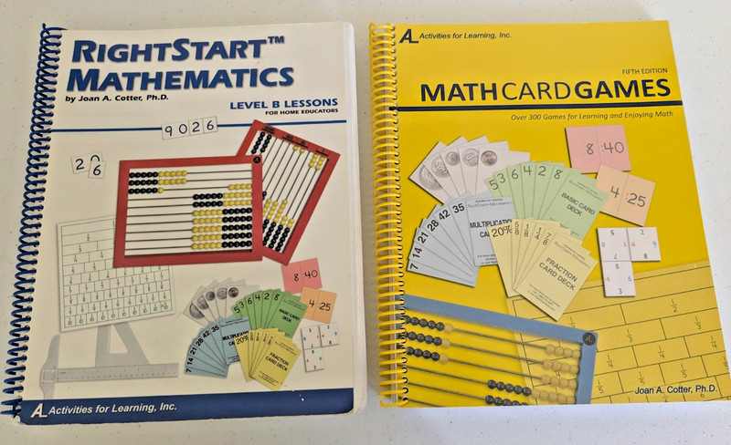 *Bundle* Right Start Mathematics Level B Lessons and Math Card Games (with CD)