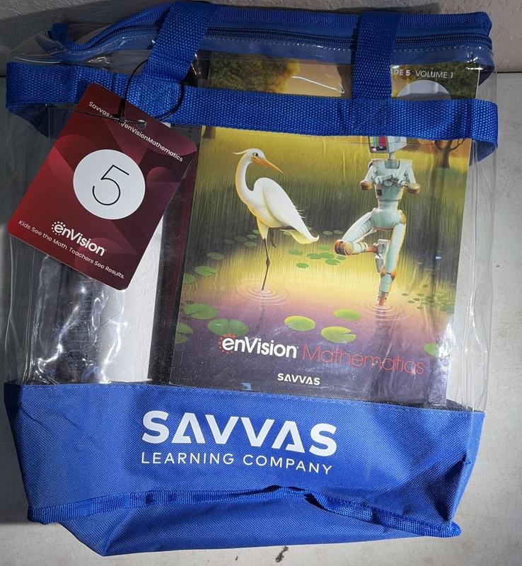 NEW 5th Grade enVision MATH STUDENT & TEACHERS EDITION SET 2020 Savvas