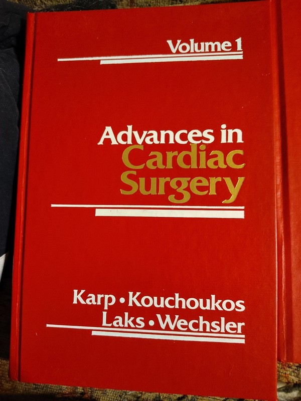 Advances In Cardiac Surgery Volumes 1-5 1990 Karp Laks Wechsler