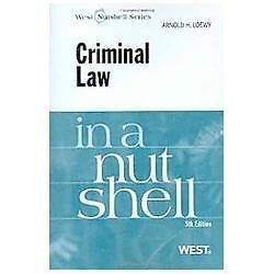 Criminal Law in a Nutshell by Arnold Loewy