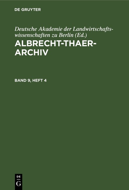 Albrecht-Thaer-Archiv