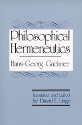 Philosophical Hermeneutics