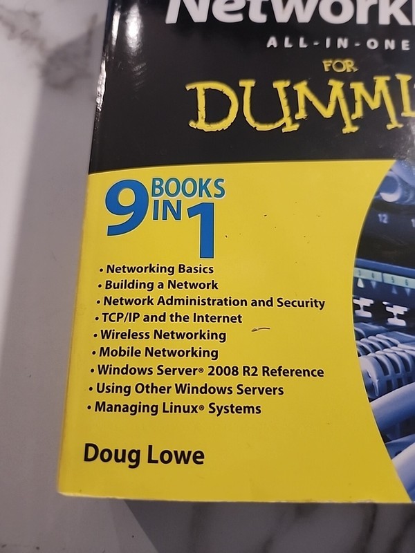 Networking All-In-One for Dummies by Lowe, Doug 4th Edition Paperback 9 In 1 gallery