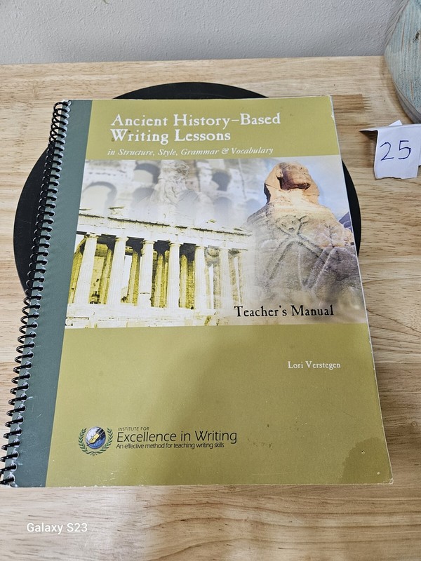 Ancient History-based Writing Lessons 3rd Ed TEACHER MANUAL by Lori Verstegen gallery