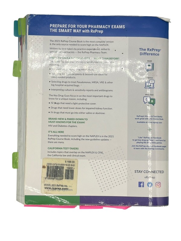 RxPrep 2021 NAPLEX Course Book by RxPrep gallery