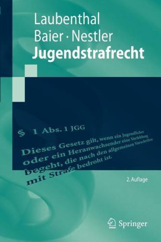 Jugendstrafrecht (Springer-Lehrbuch) (German Edition)