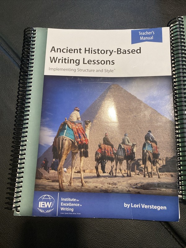 IEW Ancient History Based Writing Lessons Teachers Manual Spiralbound Book gallery