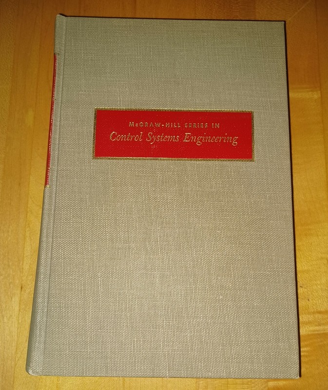 Vintage BOOK ENGINEERING – Control Systems Engineering McGraw-Hill Series