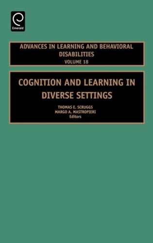 Cognition and Learning in Diverse Settings by Thomas E Scruggs: Used