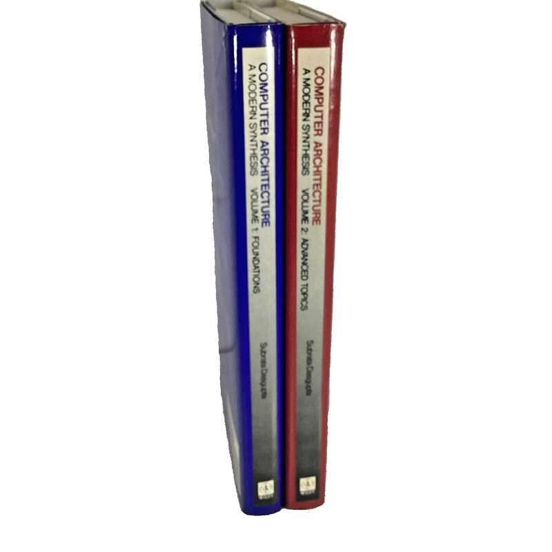 Computer Architecture A Modern Synthesis Vols 1 & 2 Dasgupta HC DJ Like New