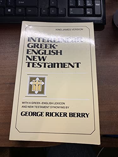 Interlinear Greek English New Testament Paperback Book The Fast Free Shipping