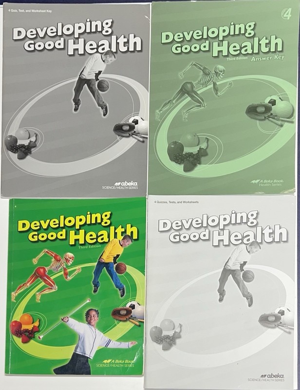 Abeka Developing Good Health SET 4th grade homeschool grade 4 third edition ed